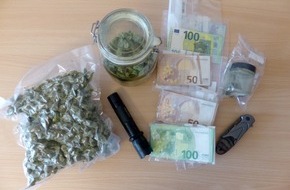 Polizeiinspektion Cuxhaven: POL-CUX: Polizei beschlagnahmt Betäubungsmittel und Bargeld bei Durchsuchung in Dorum