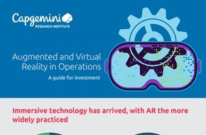 Capgemini: Studie: Augmented und Virtual Reality sind in Unternehmen in drei Jahren Standard (FOTO)