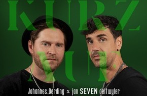 RTLZWEI: Jan SEVEN dettwyler x Johannes Oerding: "Kurz auf Stop"- Ein Song über das Anhalten in einer hektischen Welt