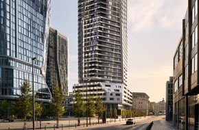 Gro&szlig; & Partner: Aus T2 wird RIZON: FOUR Frankfurt gibt seinem Wohnturm eine eigene Identit&auml;t