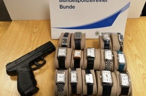 Bundespolizeiinspektion Bad Bentheim: BPOL-BadBentheim: Schwerer Raub auf Juweliergeschäft in den Niederlanden / Bundespolizei nimmt Tatverdächtigen auf der Flucht fest