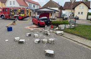 Polizeidirektion Landau: POL-PDLD: W&ouml;rth am Rhein - Nach Unfall Widerstand geleistet