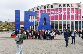 TVT.media GmbH: IFA 2019 - The leading global consumer electronics trade fair will start in Berlin