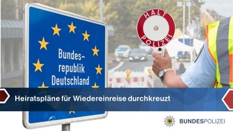 Bundespolizeiinspektion Ludwigsdorf: BPOLI LUD: Bundespolizei stoppt in Deutschland untergetauchten Tunesier: Heiratspl&auml;ne f&uuml;r Wiedereinreise durchkreuzt