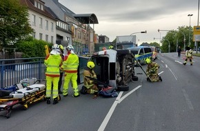 Feuerwehr Paderborn: FW Paderborn: Verkehrsunfall auf dem Inneren Ring in Paderborn