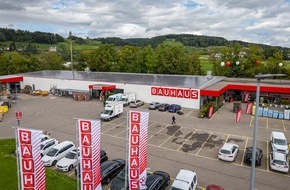 BAUHAUS Fachcentren AG: BAUHAUS Fachcenter in Pfungen öffnet seine Türen