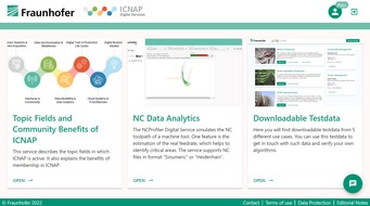 Fraunhofer-Institut für Produktionstechnologie IPT: Kostenfreie digitale Plattform mit Testangebot für digitale Cloudservices, NC-Datenanalysen und Machine Learning