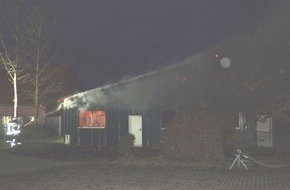 Polizei Minden-Lübbecke: POL-MI: Millionenschaden nach Feuer in Rahden-Varl