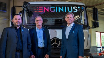 ENGINIUS GmbH: Mit Enginius startet die Zukunft des klimaneutralen Lastverkehrs