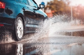 Continental Reifen GmbH: Plötzlicher Wolkenbruch: So können sich Autofahrer wappnen