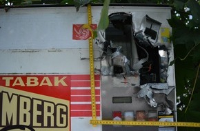 Polizei Rheinisch-Bergischer Kreis: POL-RBK: Bergisch Gladbach - Automatenaufbrecher am frühen Morgen unterwegs