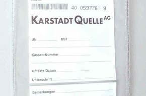 Polizeipräsidium Frankfurt am Main: POL-F: 040929 Â 1067 Innenstadt: Versuchter Mord und schwerer Raub im Kaufhaus Karstadt Â die Spur führt nach Altenstadt