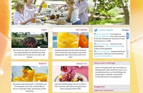 VdF Verband der deutschen Fruchtsaft-Industrie: www.fruchtsaft.de - Verband der deutschen Fruchtsaft-Industrie  startet neuen Webauftritt (FOTO)
