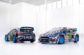 Ford-Werke GmbH: Ford Performance präsentiert neuen Look und neues Logo für Hoonigan Racing; Design stammt von Death Spray Custom