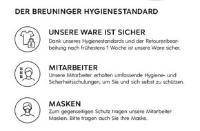 E.Breuninger GmbH & Co.: Breuninger Department Stores wieder geöffnet / Vollständige Öffnung in 7 von 11 Häusern