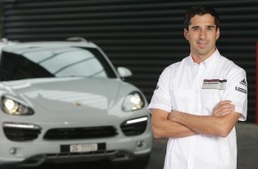 Porsche Schweiz AG: Neel Jani übernimmt seinen Porsche Cayenne Diesel (Bild)
