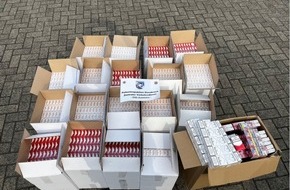 Polizeiinspektion Osnabrück: POL-OS: Bissendorf: 500 Zigarettenstangen beschlagnahmt - Routinekontrolle der Autobahnpolizei endet beim Zoll