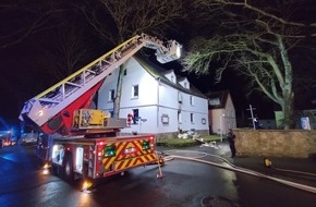 Feuerwehr Dortmund: FW-DO: FW-DO: 06.01.23 Feuer in Do-Marten Schwerverletzter nach Wohnungsbrand