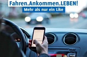 Polizeipräsidium Neubrandenburg: POL-NB: Beginn der Kontrollen "Fahren.Ankommen.LEBEN!" zum Thema Ablenkung