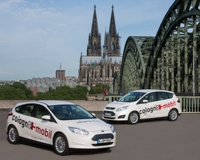 Zweite Phase des Modellprojekts &quot;colognE-mobil&quot;, erste Elektro-Fahrzeuge auf Kölns Straßen (BILD)