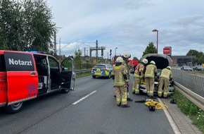 Freiwillige Feuerwehr Lehrte: FW Lehrte: Drei Verletzte bei Verkehrsunfall in Lehrte
