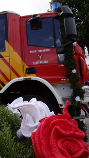 Feuerwehr Kalkar: Einweihung zwei neuer Fahrzeuge der Löschgruppe Appeldorn