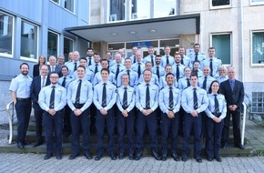 Kreispolizeibehörde Märkischer Kreis: POL-MK: 33 Polizeibeamtinnen und Polizeibeamte treten ihren Dienst im Kreis an