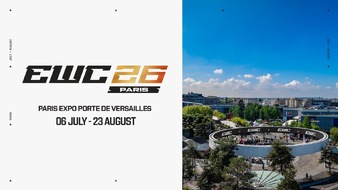 yellow house GmbH: Veranstaltungsort des Esports World Cup 2026 best&auml;tigt: Paris Expo Porte de Versailles - Ticketverkauf startet am 29. Mai f&uuml;r alle 25 Turniere