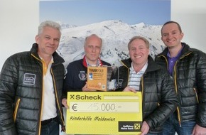 Zillertal Arena: Zillertal Arena Gäste spenden 15.000 Euro für Kinder in Not - BILD