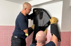 Feuerwehr Neuss: FW-NE: Katze aus stillgelegtem Schornstein gerettet | Dreist&uuml;ndige Tierrettung