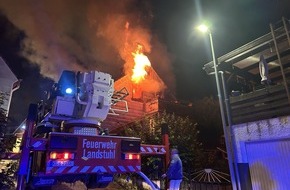 Polizeipräsidium Westpfalz: POL-PPWP: Brand eines Einfamilienhauses