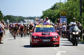 Skoda Auto Deutschland GmbH: SKODA unterstützt Tour de France zum 16. Mal als offizieller Hauptpartner (FOTO)