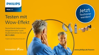 Philips Hearing Solutions: Philips Hearing Solutions startet deutschlandweite Hörstudie