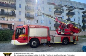 Feuerwehr München: FW-M: Mutter auf Balkon gesperrt (Ramersdorf-Perlach)