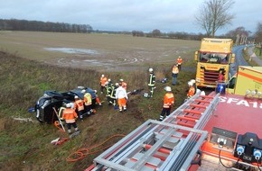 Polizeiinspektion Heidekreis: POL-HK: Schwarmstedt: Frau bei Unfall schwerverletzt