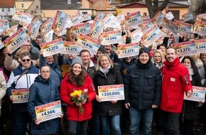 Deutsche Postcode Lotterie: Winter-Wunder im Weimarer Land: Postcode Lotterie verteilt 1,4 Millionen Euro an Gewinnergruppe