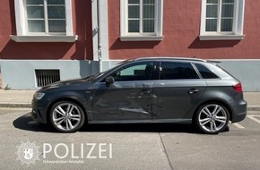 Polizeipräsidium Westpfalz: POL-PPWP: Audi im Vorbeifahren beschädigt