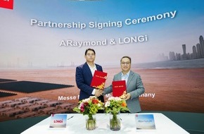 ARaymond: ARaymond und LONGi unterzeichnen Absichtserkl&auml;rung zur Pr&uuml;fung einer Zusammenarbeit im Solar- und Energiebereich