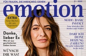 EMOTION Verlag GmbH: Linda Zervakis: "Ich weiß, wie es ist, mit wenig Geld auszukommen." / Die Moderatorin, Podcasterin und Autorin über Gelassenheit, Selbstvertrauen und ihre Gewissheit, dass es immer weitergeht