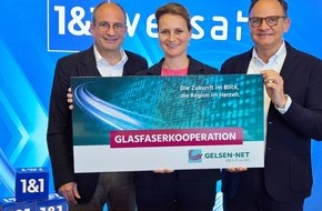 1&1 Versatel GmbH: 1&1 Versatel und GELSEN-NET schließen Open-Access-Kooperation: Glasfaser für Unternehmen in der Region Gelsenkirchen