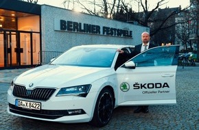 Skoda Auto Deutschland GmbH: Exklusiv, entspannt und stilvoll zum Event: SKODA shuttelt Prominente zu vielen renommierten Veranstaltungen