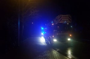 Feuerwehr Schermbeck: FW-Schermbeck: Ausgelöster Heimrauchmelder ließ Feuerwehr Schermbeck in der Nacht ausrücken