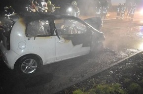 Polizeiinspektion Nienburg / Schaumburg: POL-NI: Meerbeck - Brand eines PKW