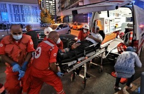 Schweizerisches Rotes Kreuz / Croix-Rouge Suisse: Das Schweizerische Rote Kreuz spricht CHF 500'000 für die Nothilfe in Beirut nach Explosionstragödie