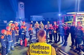 Kreisfeuerwehr Oldenburg: FW-OLL: Jugendfeuerwehr übernimmt für 24 Stunden Huntloser Feuerwehrhaus