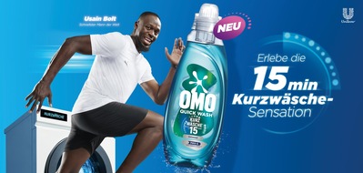 Unilever Schweiz GmbH: Neu: OMO Quick Wash - Ein Waschmittel, das speziell für die Kurzwäsche entwickelt wurde