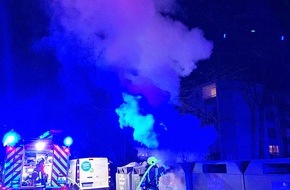 Polizei Mettmann: POL-ME: Müllcontainer in Brand gesetzt - die Polizei ermittelt - Ratingen - 2102074