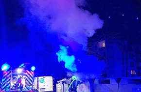 Polizei Mettmann: POL-ME: Müllcontainer in Brand gesetzt - die Polizei ermittelt - Ratingen - 2102074