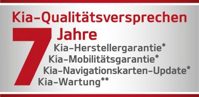 Kia Deutschland GmbH: 7-Jahre-Kia-Qualitätsversprechen um 7 Jahre Mobilitätsgarantie erweitert (BILD)