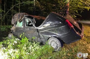Polizeidirektion Kaiserslautern: POL-PDKL: Bei Wildunfall Kontrolle über Wagen verloren